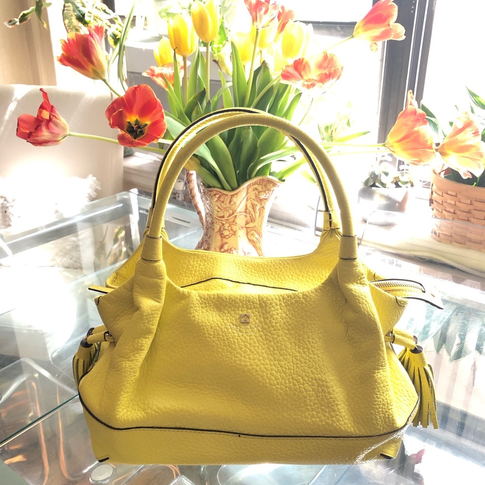Kate Spade bright yellow purse